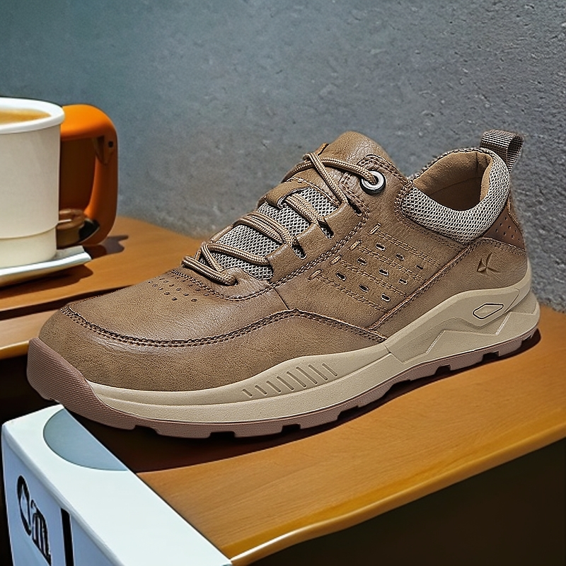 ZANSITE Cow Split Leather Abrasion Resistant Lightweight Wear resistant And Lightweight Low top
