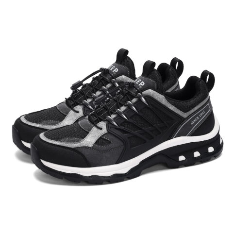 Jippo JEEP SPIRIT Abrasion Resistant Waterproof And Breathable Height Increasing Low top Mountaineering Hiking Shoes
