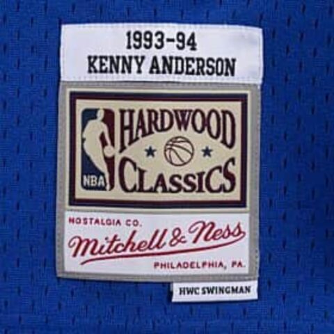 Mitchell Ness Basketball Jersey Men’s Blue