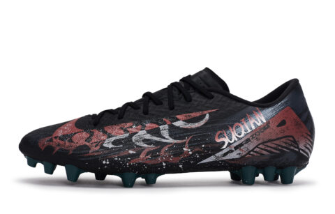 Nike Mercurial Vapor 16 Abrasion Resistant Soccer Shoes Unisex Black Red