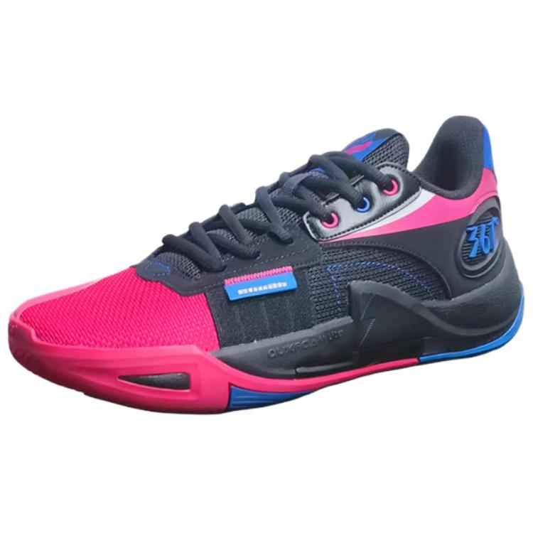 361° Slip Resistant Abrasion Resistant Slip Resistant Abrasion Resistant Low top Basketball Shoes Men’s Black Red