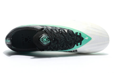KELME Shadow 1.0 MG Multi Ground Cushioning Slip Resistant Breathable Soccer Shoes Unisex White Green