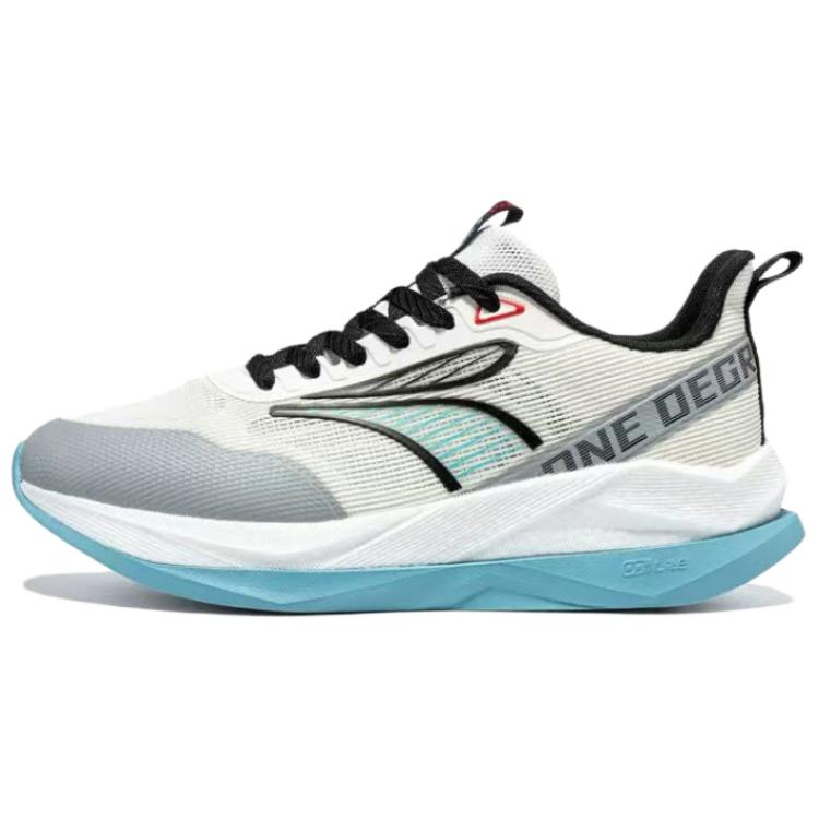 361° Wander Low top Casual Racing Running Shoes Men's White Blue Gray