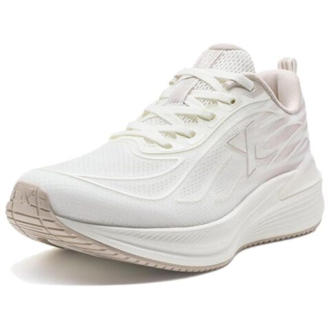 XTEP Slip Resistant And Abrasion Resistant Coverage Low top Casual Running Shoes Women’s White Umber