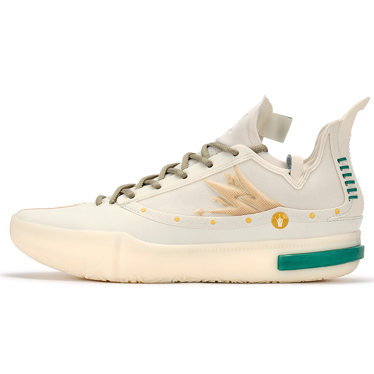 361° Joker 1 GT Basketball Shoes Men’s Low Top Sago, Tea Bud Green