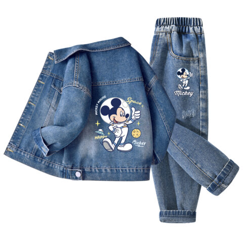 Disney Kids Casual Sportswear Lapel Moderate