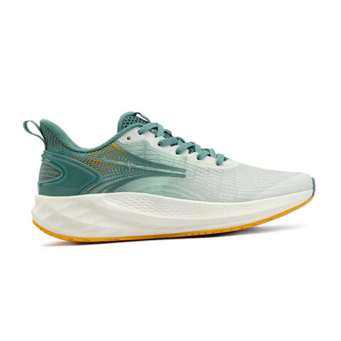 361° Feather Slip Resistant, Abrasion Resistant, Breathable Low top Running Shoes Men’s White Green