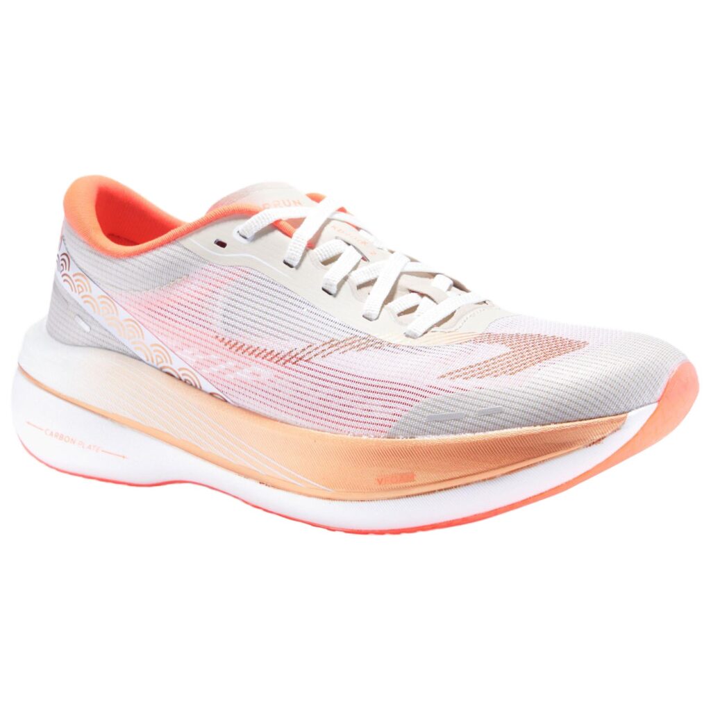 DECATHLON KD900X.2 Slip Resistant Abrasion Resistant Low top Marathon Running Shoes Women’s Red Gray