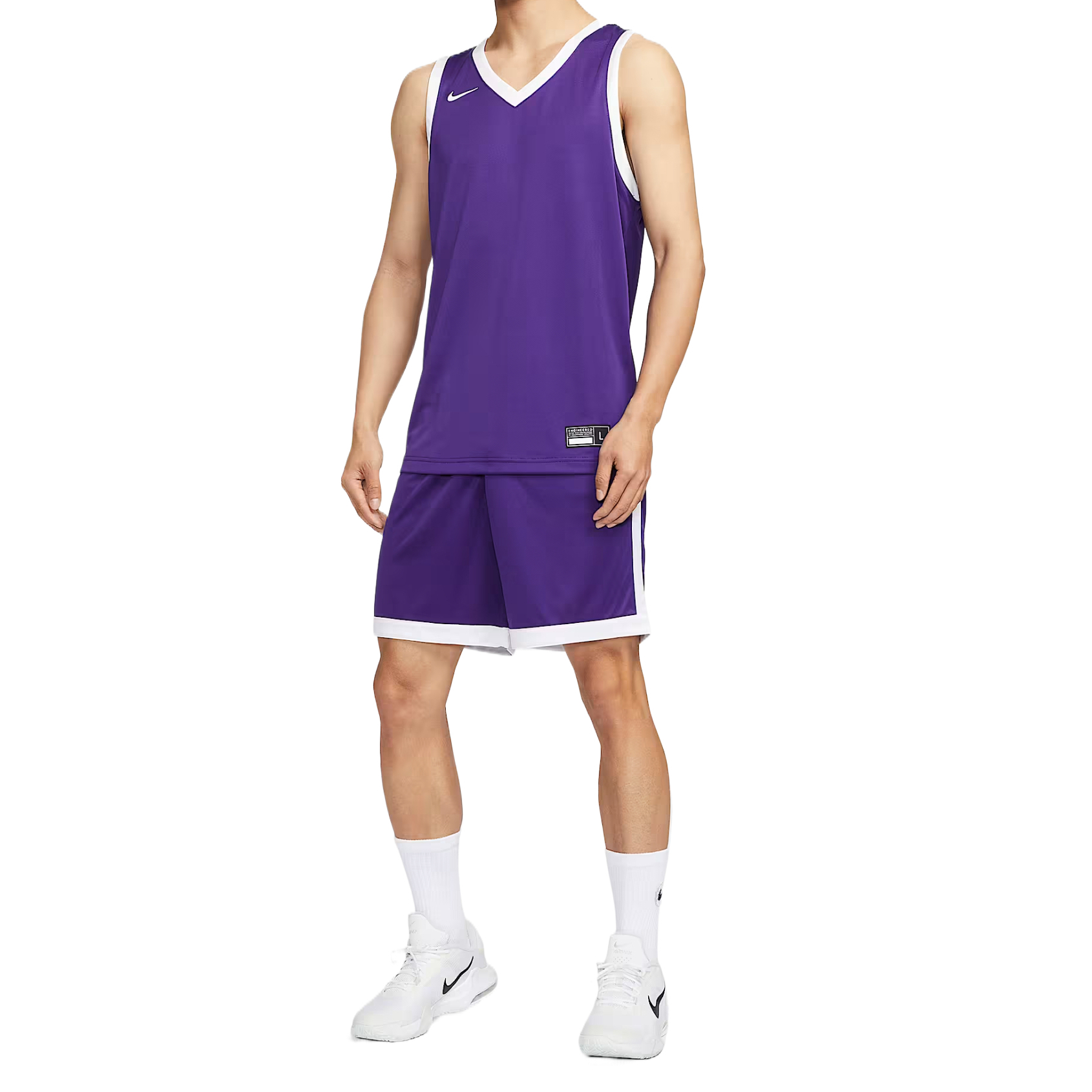 Nike Dri Fit Stock Crossover Sports Shorts Men’s Garden Purple