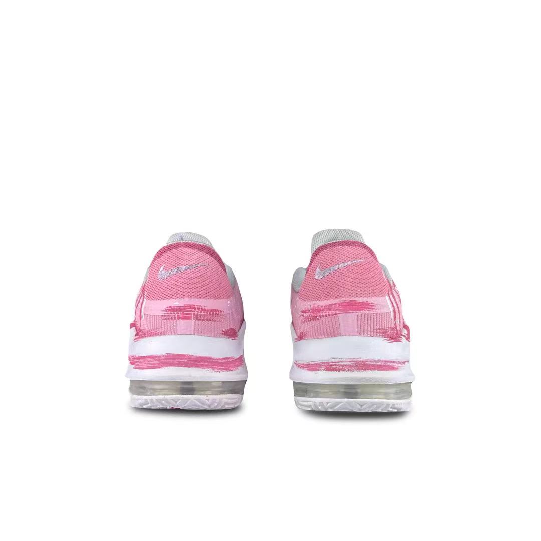 Nike Air Max Impact 4 Basketball Shoes Men’s Mid Top Blue Pink