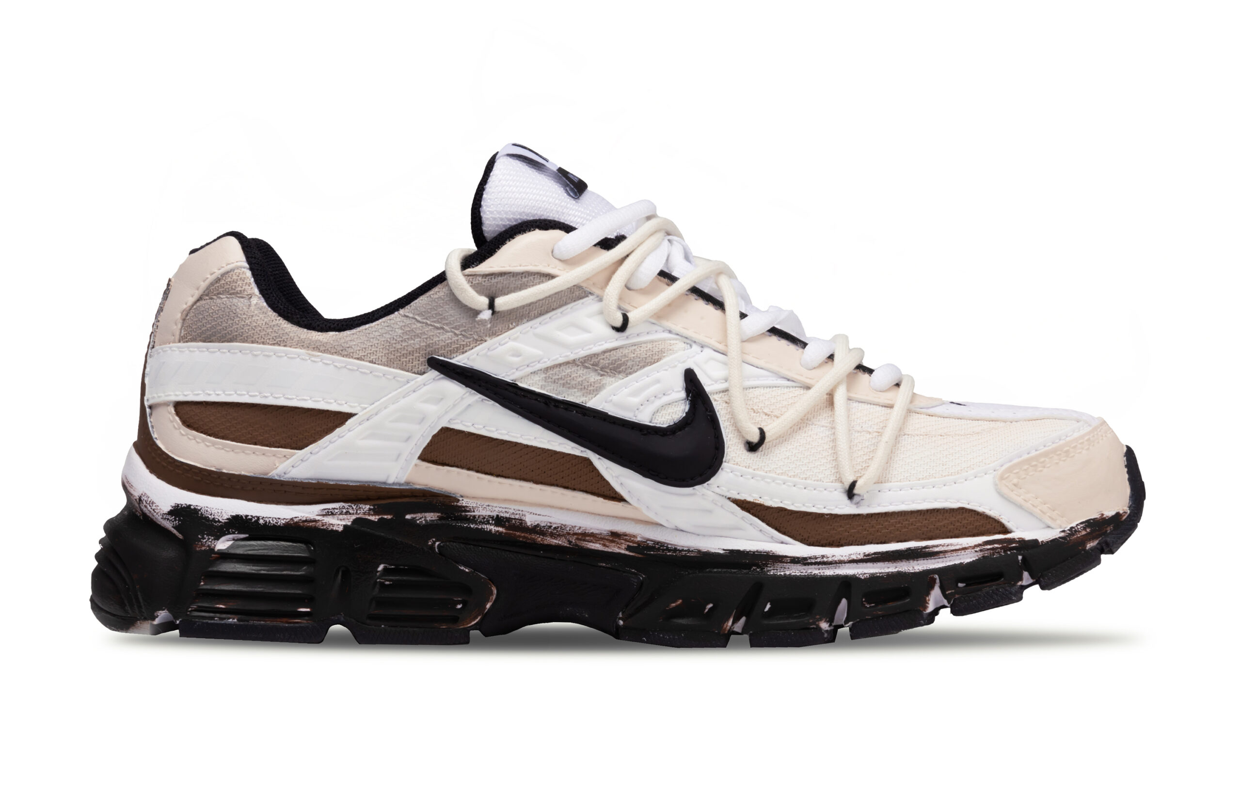 Nike Initiator Cushioning Breathable Support Low top Casual City Commuting Running Shoes Men’s Coffee