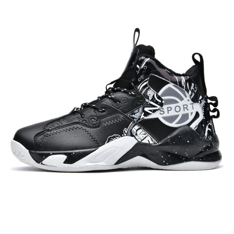 BIANSULONG Abrasion Resistant Coverage Rebound High top Basketball Shoes Unisex