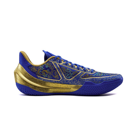 Li Ning Blade 5 V2 Cushioning Slip Resistant Breathable Low top Basketball Shoes Men’s Blue