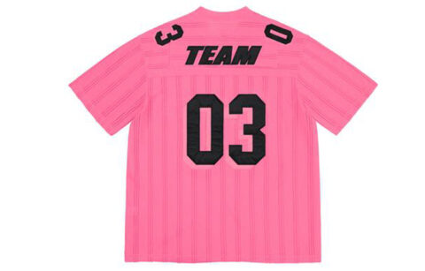 Supreme Mesh Stripe Football Jersey