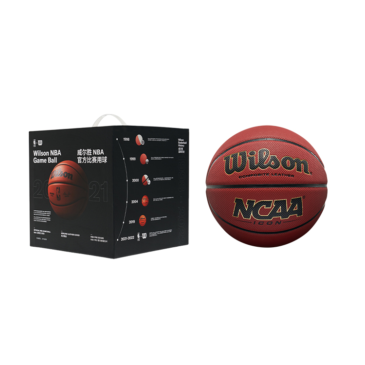 Wilson NCAA Pu Basketball Red Brown Size 7 Ball Training Unisex
