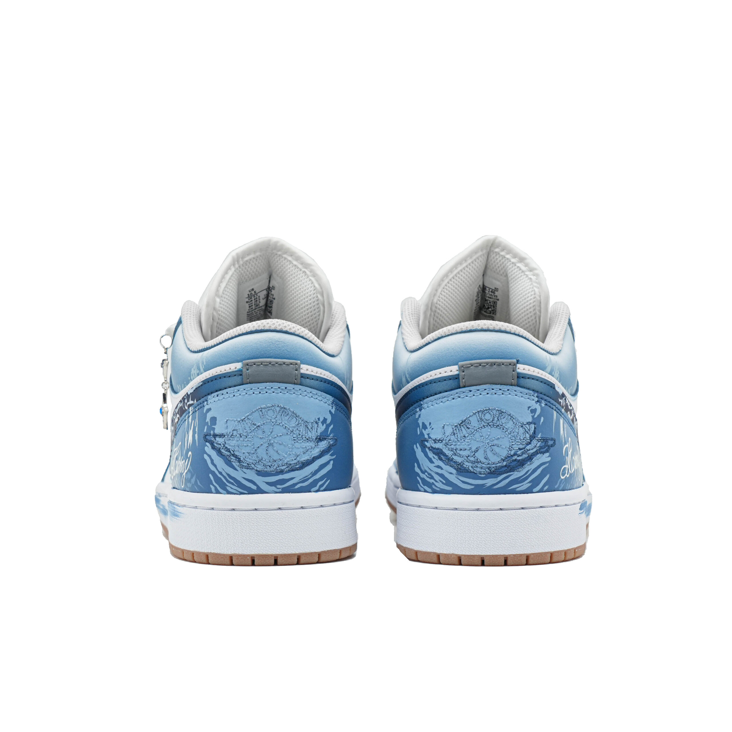 Jordan Air Jordan 1 Cool Play Koala, Mountains And Seas Abrasion Resistant Low top Vintage Basketball Shoes Men’s