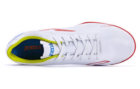 Joma TF Turf Slip Resistant Abrasion Resistant Soccer Shoes Men’s White Red