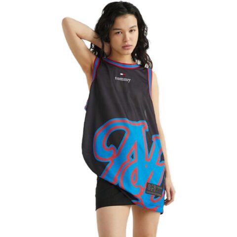 Tommy Hilfiger Basketball Jerseys Unisex Black Bds Moderate Straight Fit