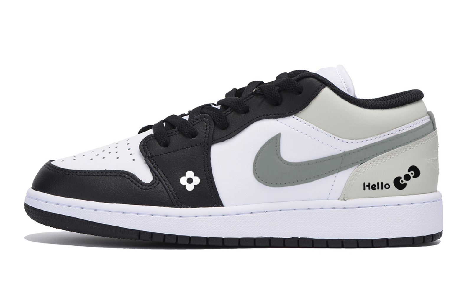 Jordan Air Jordan 1 Low top Vintage Basketball Shoes Men's White