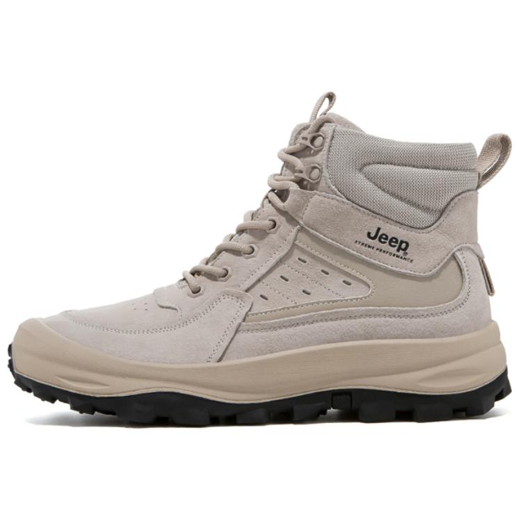 Jeep Cushioning, Wear Resistant High top Hiking Shoes Men’s Sand