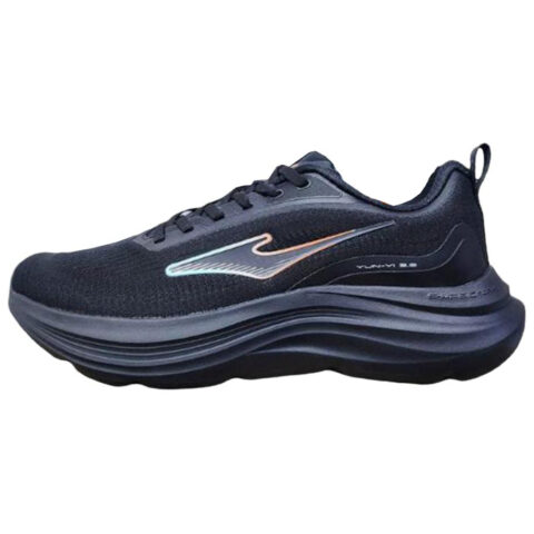 Erke Cushioning Slip Resistant Breathable Low top Casual Running Shoes Men’s Black
