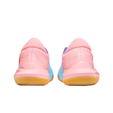 Nike Precision 6 Abrasion Resistant Low top Basketball Shoes Unisex Blue Pink