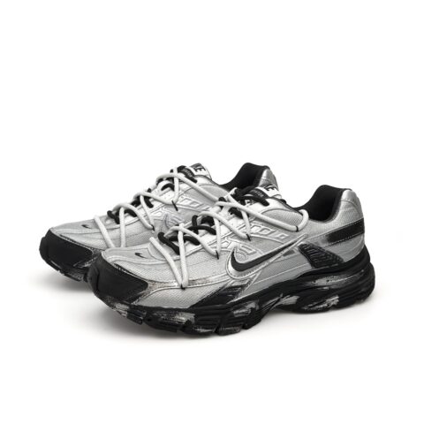 Nike Initiator Mesh Abrasion Resistant Lightweight Low top Casual Running Shoes Unisex Black Gray Silver