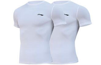 Li Ning Workout Clothing Men's 2 Pack White