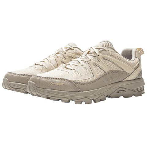 Li Ning Gundam Low top Casual Trail Running Shoes Women’s Sand Gravel Dust Smoke Gray