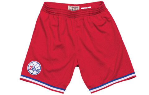 Mitchell Ness Basketball Shorts Men's Red
