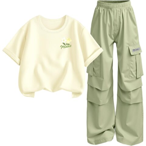 Disney Kids Casual Sportswear Crew Neck Moderate