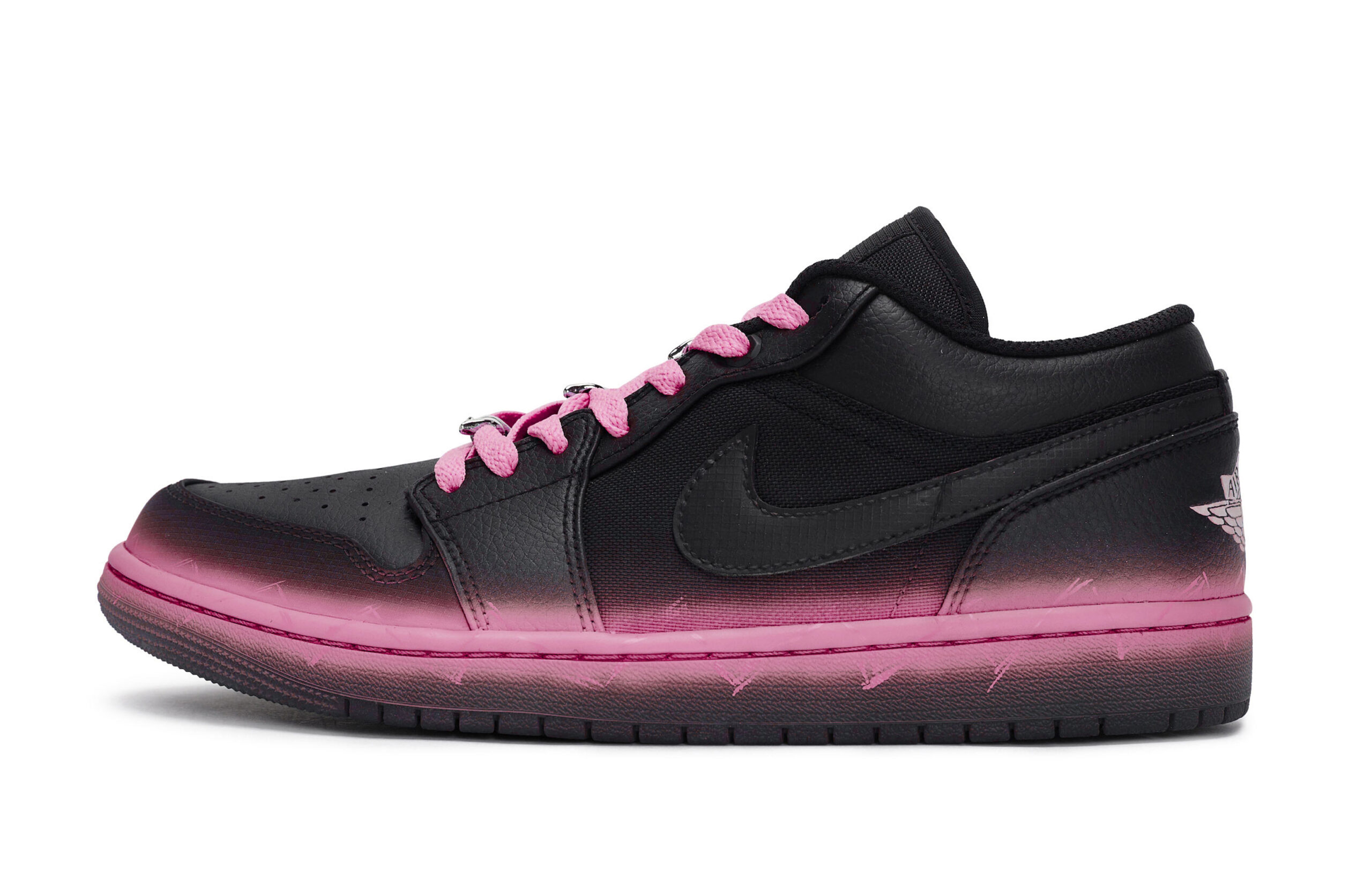 Jordan Air Jordan 1 Vintage Basketball Shoes Unisex Low Top Rose Red
