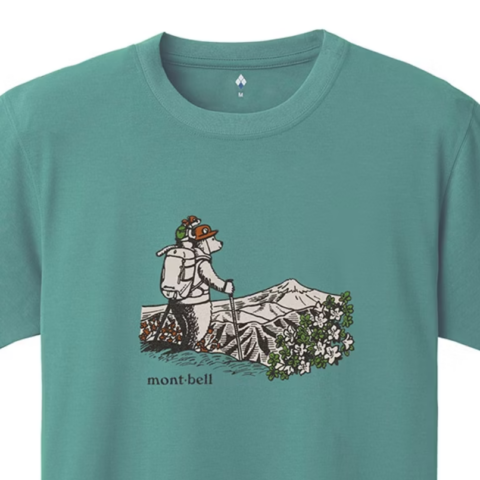 MONTBELL Quick Dry T Shirts Unisex