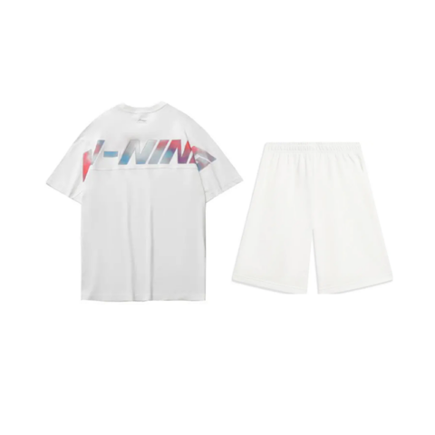 Li Ning Casual Sportswear Unisex White+White