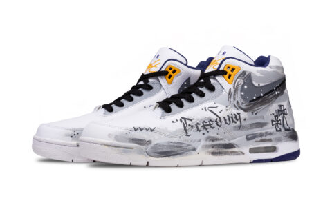 Nike Flight Legacy Thirteen Month Funeral Slip Resistant Mid top Vintage Basketball Shoes Men’s Light Gray