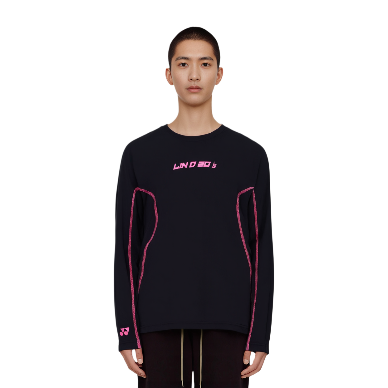 YONEX Badminton Jerseys Men’s Black Crew Neck Moderate