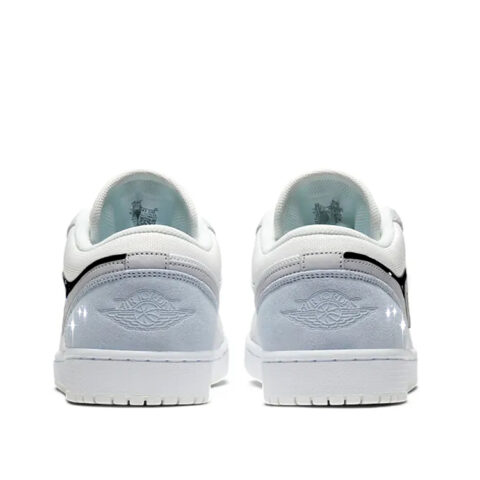 Jordan Air Jordan 1 Vintage Basketball Shoes Unisex Low Top White/Gray
