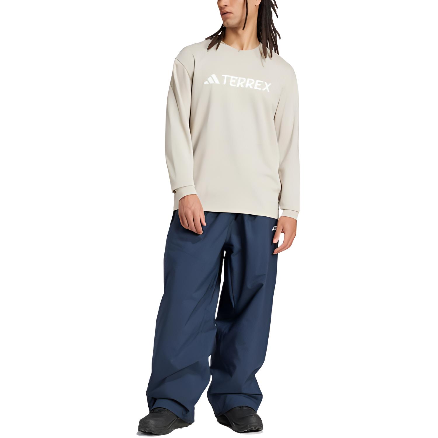 Adidas TERREX FW24 XPERIOR 2L RAIN.RDY INSULATED BIB Ski Pants Men’s Navy Blue