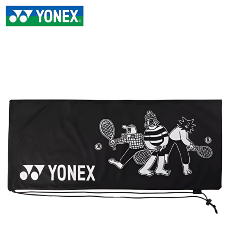YONEX Badminton Racket Bags 2 Pcs Fashion, Casual Shoulder Bag Black Unisex Flannelette Pouch