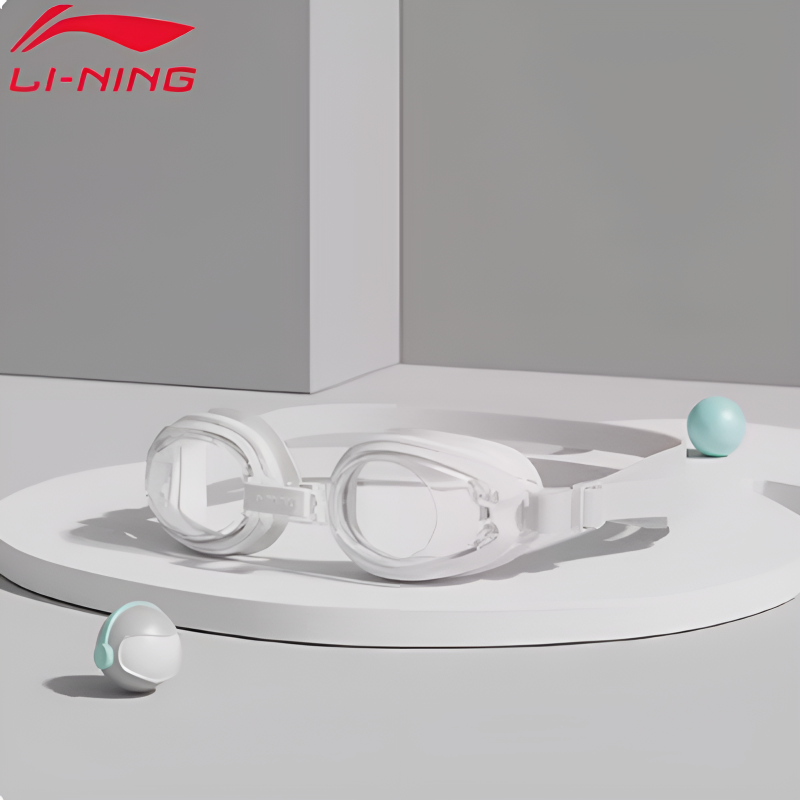 Li Ning Swim Goggles Polycarbonate/Silicone Kids’ White