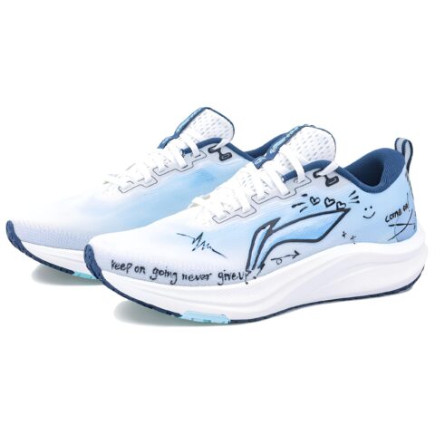 Li Ning Red Hare 8 Low top Marathon Training Physical Fitness Test & Exam Running Shoes Men’s Blue White