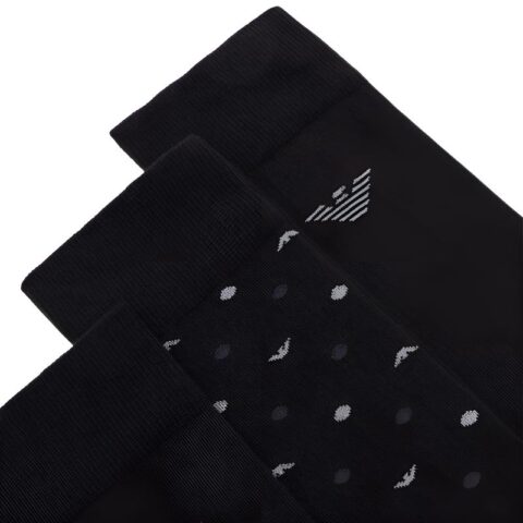 EMPORIO ARMANI FW25 Crew Socks Men’s 3 Pack