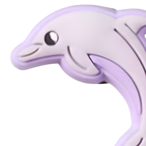 Crocs PVC Shoe Accessories Unisex Light Purple