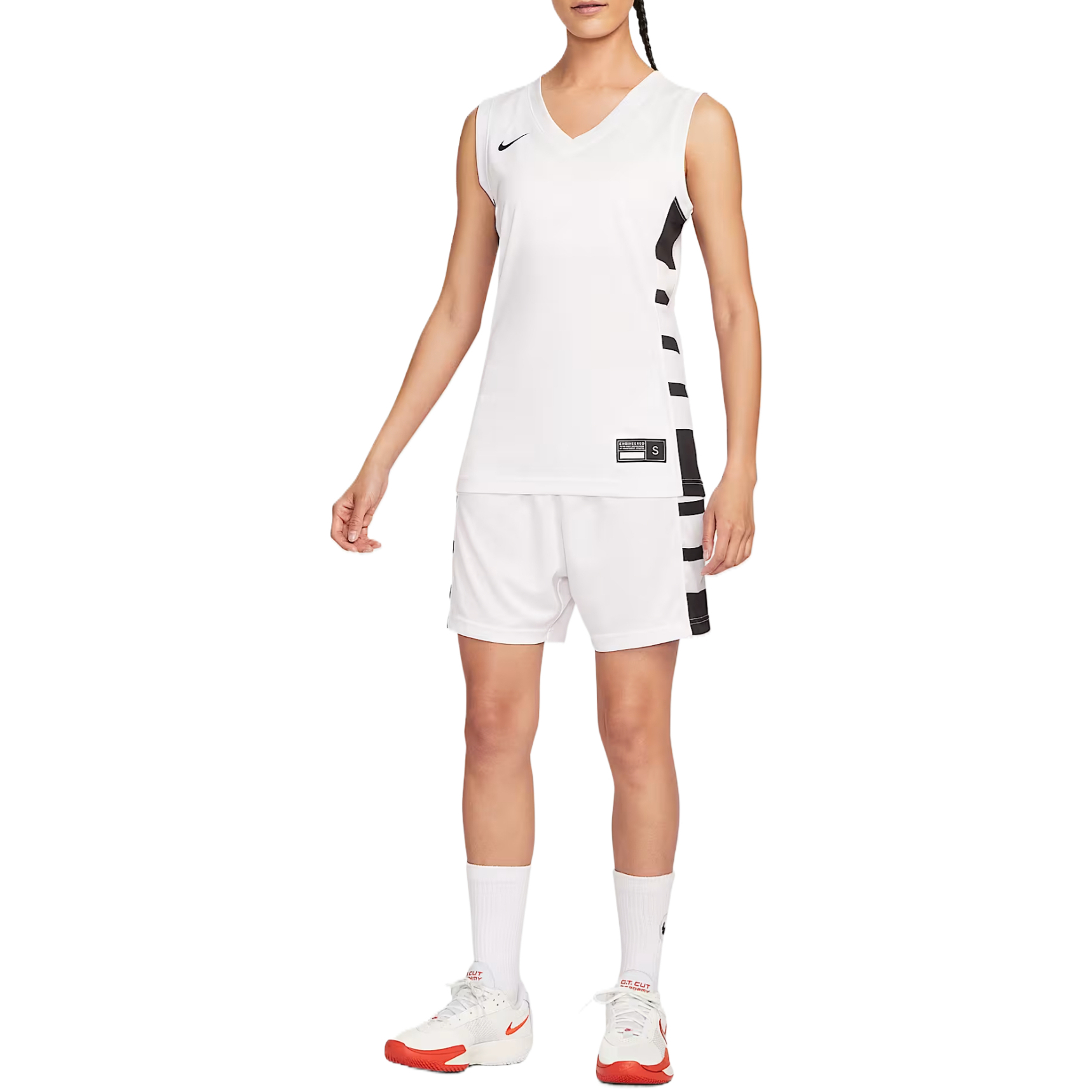 Nike Dri Fit ElitePower Basketball Jersey Women’s White