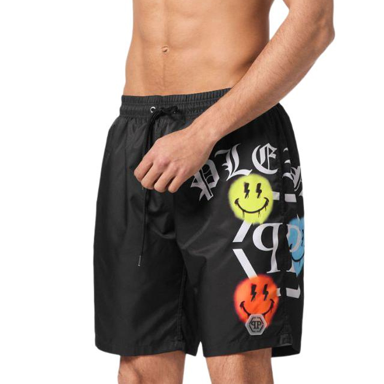 Philipp Plein logo-print swim shorts