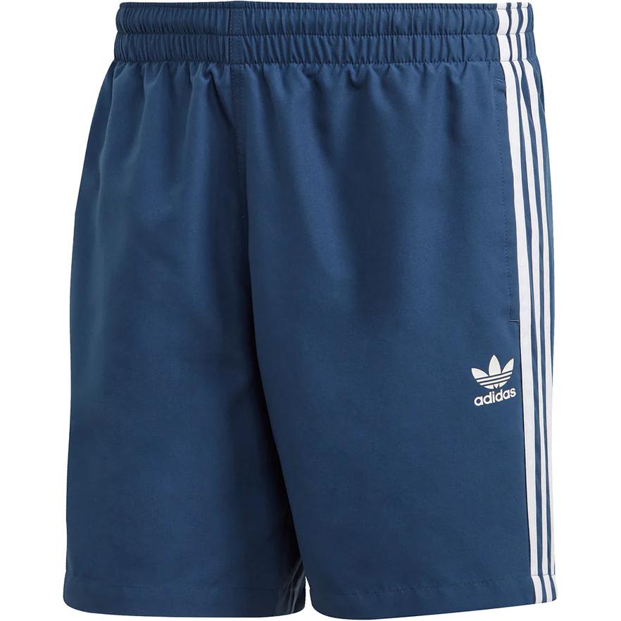 Adidas Originals 3 Stripe Swimming Shorts Men’s Blue