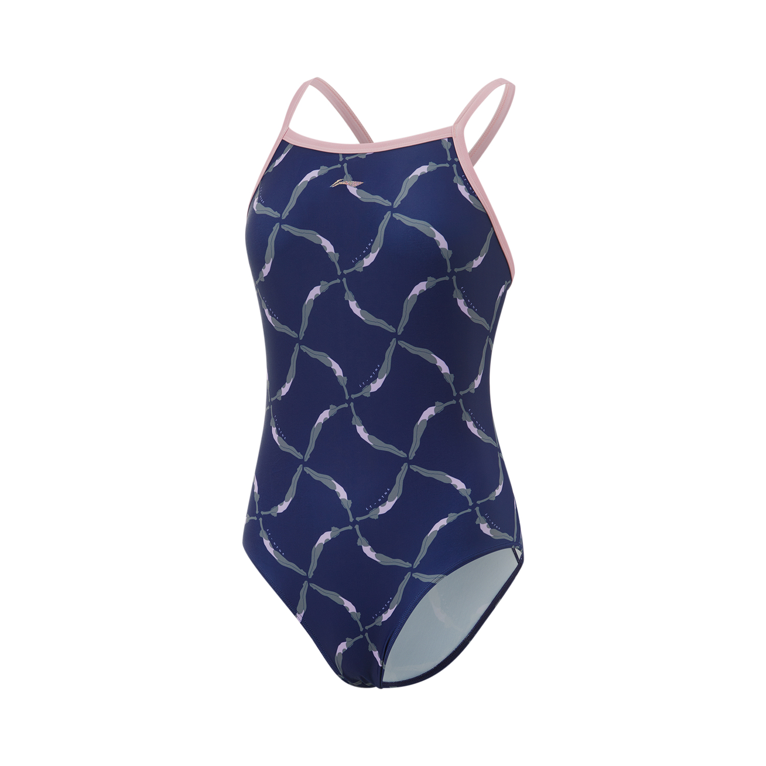 Li Ning Swim Collection One piece Swimsuit Women's Image Blue