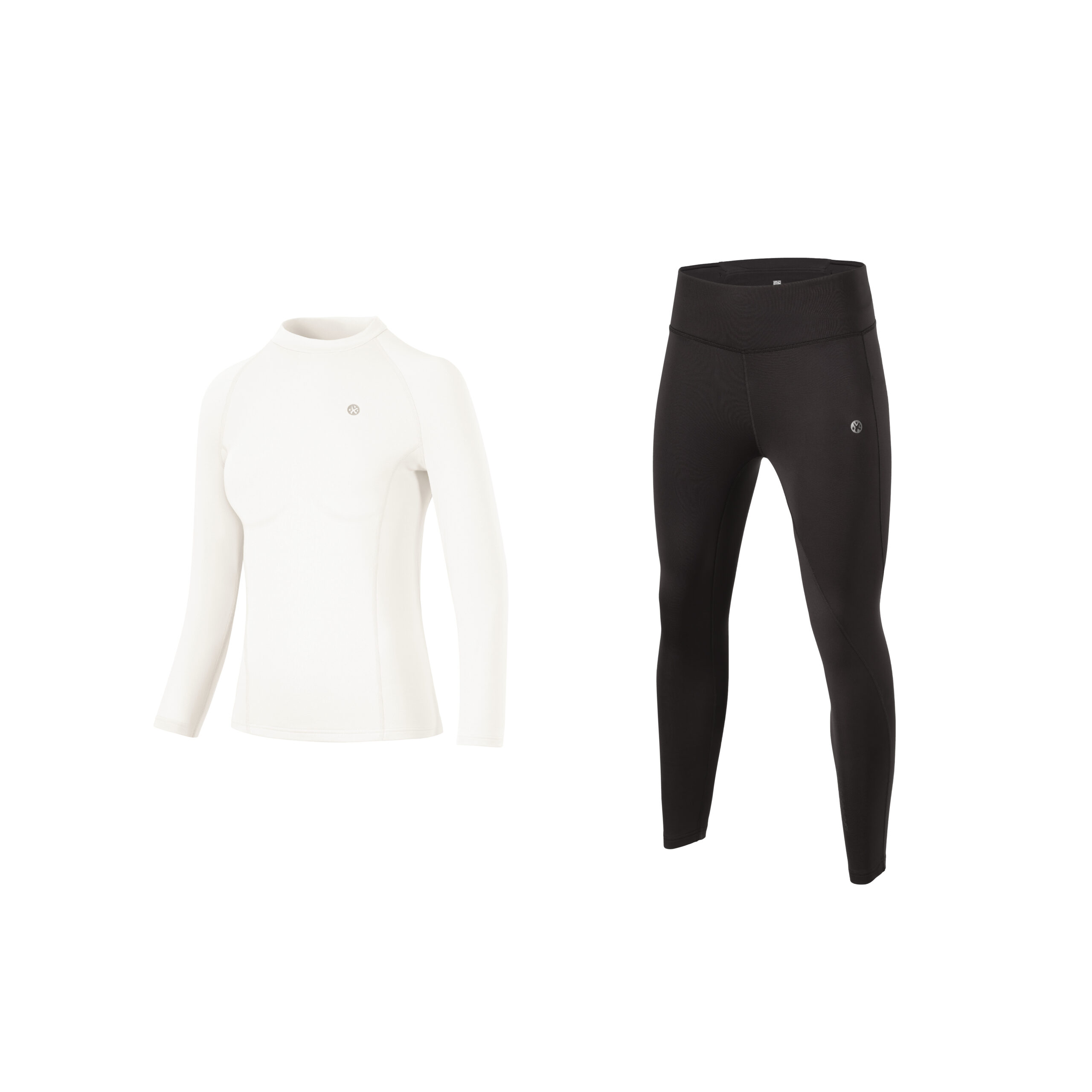 BMAI Running Clothing Sets Women's Black Brown White+Tan