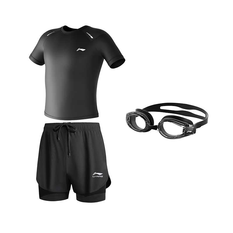 Li Ning Swimsuit Set Men’s Black