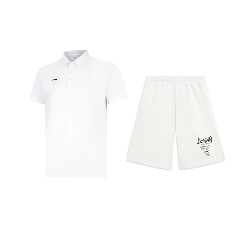 Li Ning Casual Sportswear Unisex White+White